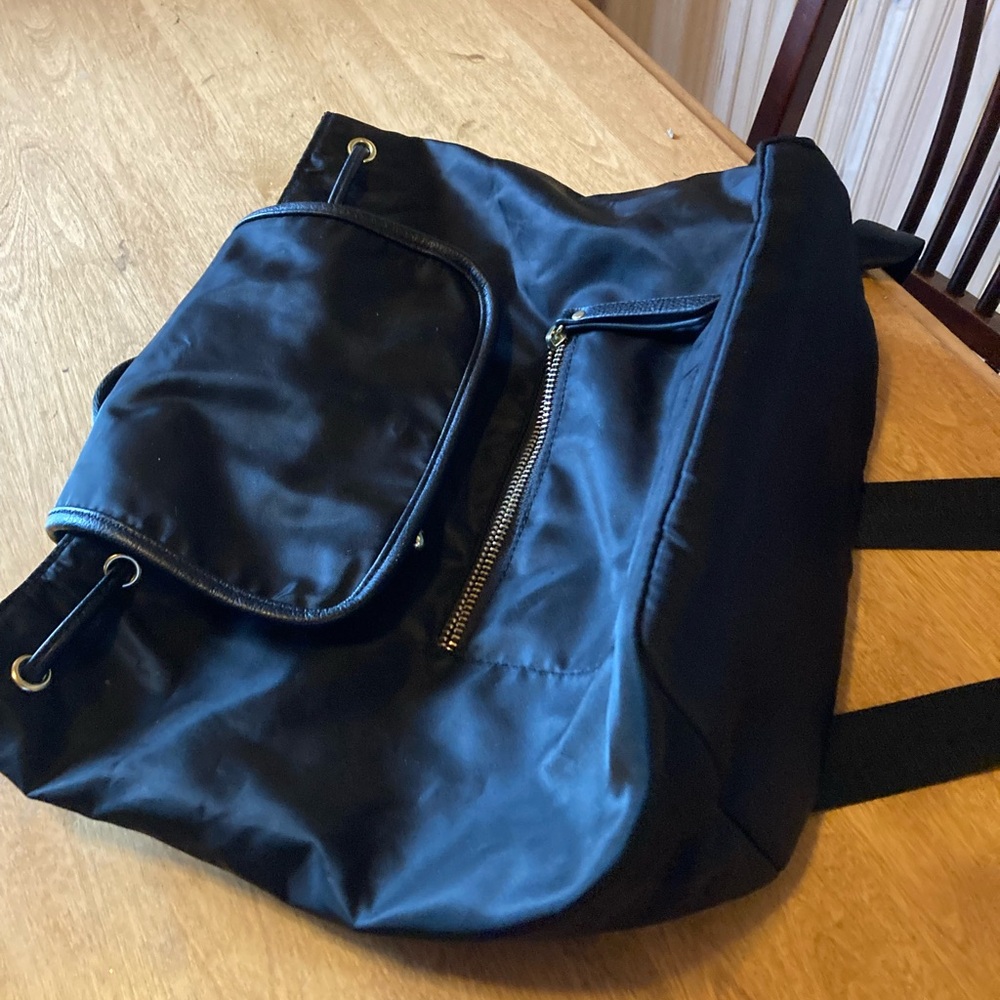 Women's Small Black Polyester Backpack - image 1